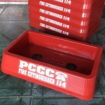Kệ đôi đựng bình PCCC bằng nhựa