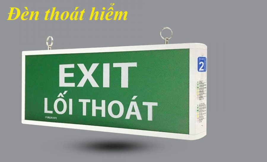 Đèn Exit đóng vai trò quan trọng trong việc hướng dẫn an toàn đường thoát, đặc biệt là trong tình huống khẩn cấp