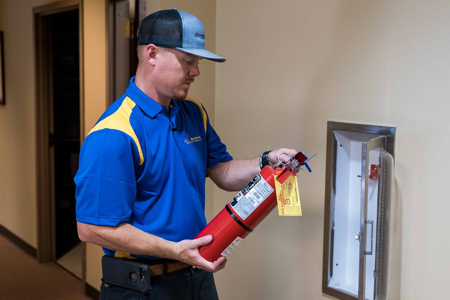 bảo trì và kiểm tra tủ chữa cháy